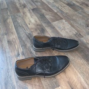 George memory foam black dress shoes size 10 1/2